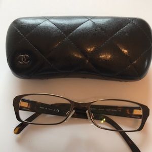 Chanel prescription glasses with case